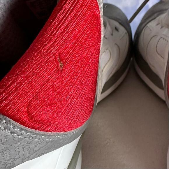 Adidas Sneakers Mens Size 12 Grey Red High Top Basketball Custom main image 5